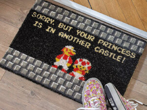 Your Princess Is In Another Castle Doormat | Million Dollar Gift Ideas