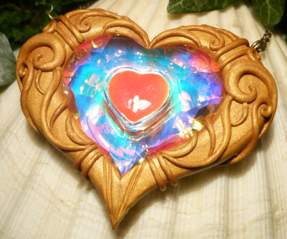 Zelda Heart Container Pendant