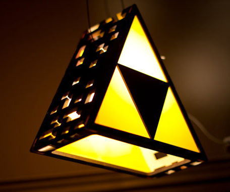 Zelda Triforce Lamp 2