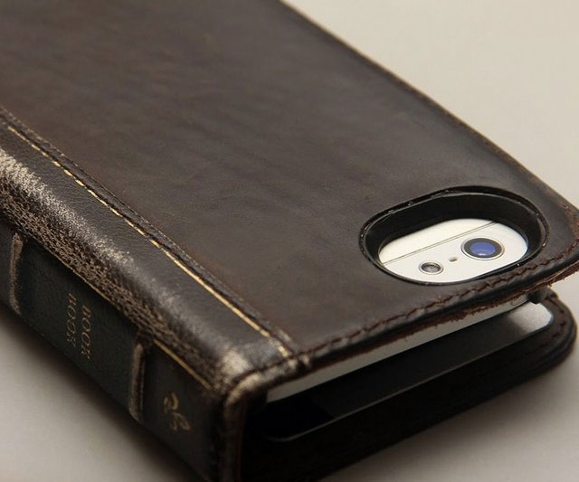 iPhone Leather Book Case